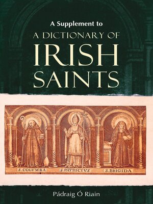 cover image of A Supplement to a Dictionary of Irish Saints